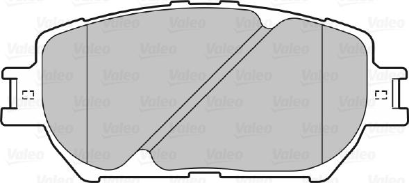 Valeo 598862 - Bremžu uzliku kompl., Disku bremzes ps1.lv