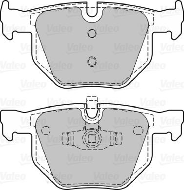 Valeo 598885 - Bremžu uzliku kompl., Disku bremzes ps1.lv