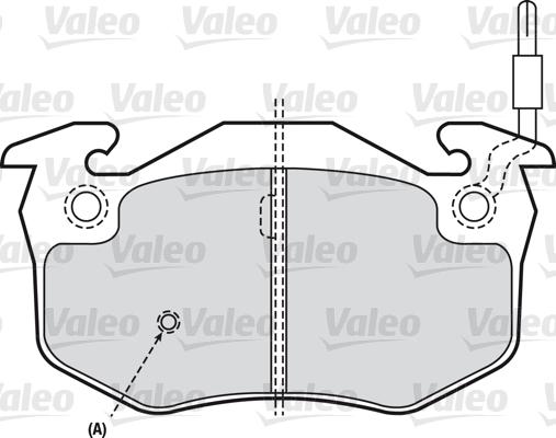 Valeo 598346 - Bremžu uzliku kompl., Disku bremzes ps1.lv