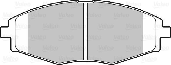 Valeo 598316 - Bremžu uzliku kompl., Disku bremzes ps1.lv