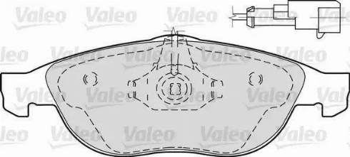 Valeo 598297 - Bremžu uzliku kompl., Disku bremzes ps1.lv