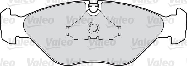 Valeo 598269 - Bremžu uzliku kompl., Disku bremzes ps1.lv