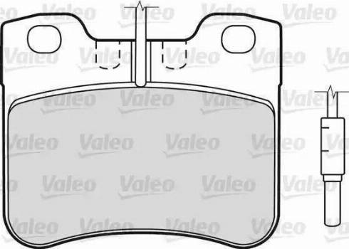 Valeo 598287 - Bremžu uzliku kompl., Disku bremzes ps1.lv