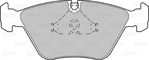 Valeo 598409 - Bremžu uzliku kompl., Disku bremzes ps1.lv