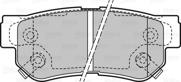 Valeo 598748 - Bremžu uzliku kompl., Disku bremzes ps1.lv