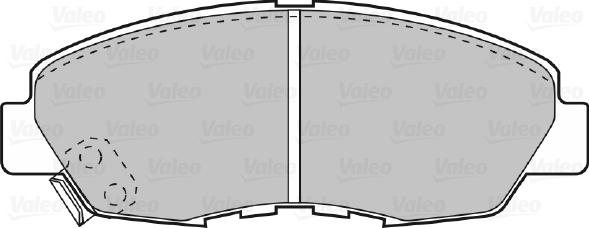 Valeo 598788 - Bremžu uzliku kompl., Disku bremzes ps1.lv