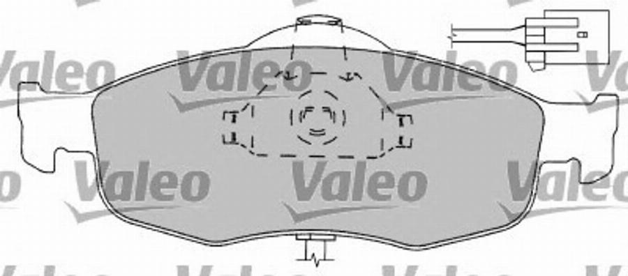 Valeo 597169 - Bremžu uzliku kompl., Disku bremzes ps1.lv