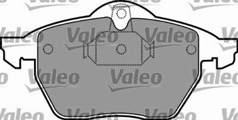 Valeo 597277 - Bremžu uzliku kompl., Disku bremzes ps1.lv