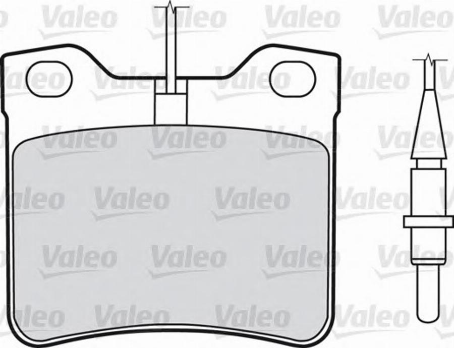 Valeo 540 429 - Bremžu uzliku kompl., Disku bremzes ps1.lv