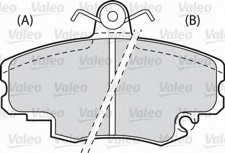 Valeo 540 476 - Bremžu uzliku kompl., Disku bremzes ps1.lv