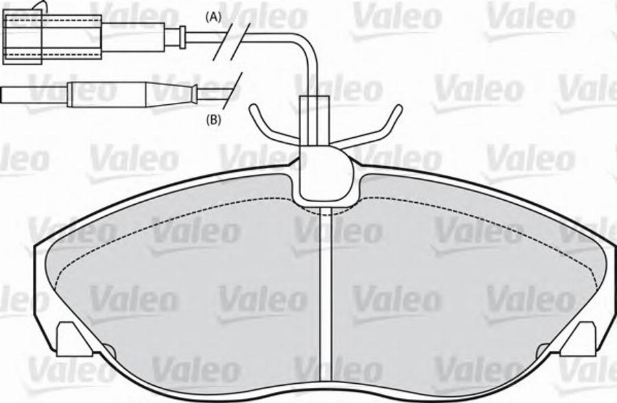 Valeo 540 548 - Bremžu uzliku kompl., Disku bremzes ps1.lv