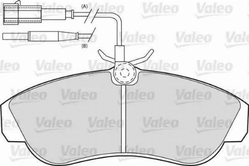 Valeo 540547 - Bremžu uzliku kompl., Disku bremzes ps1.lv