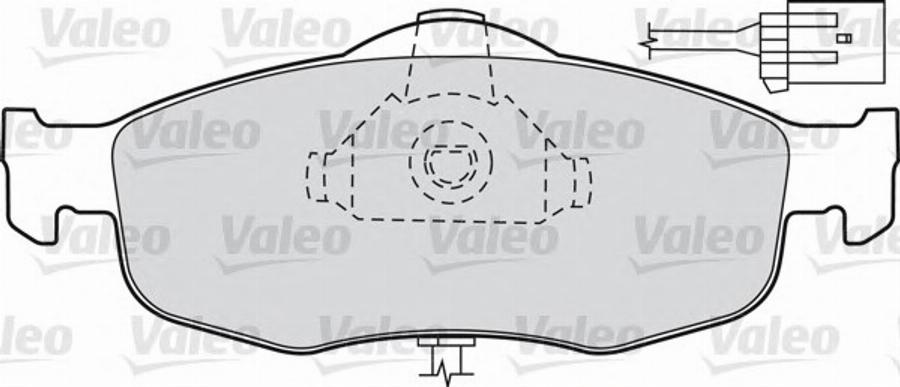 Valeo 540 555 - Bremžu uzliku kompl., Disku bremzes ps1.lv