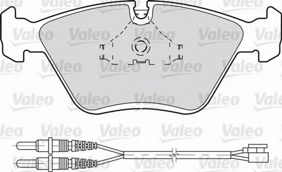 Valeo 540 565 - Bremžu uzliku kompl., Disku bremzes ps1.lv