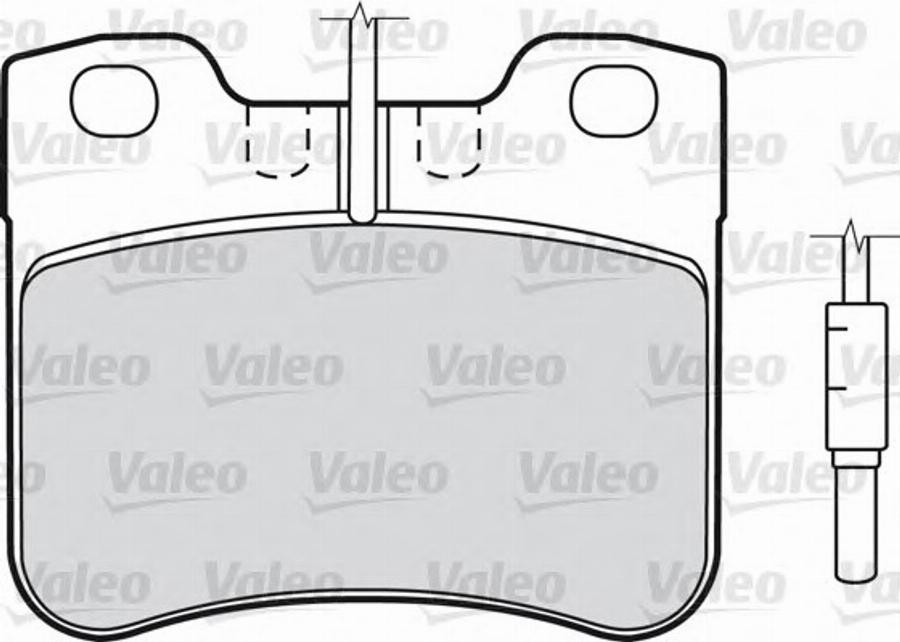 Valeo 540 150 - Bremžu uzliku kompl., Disku bremzes ps1.lv