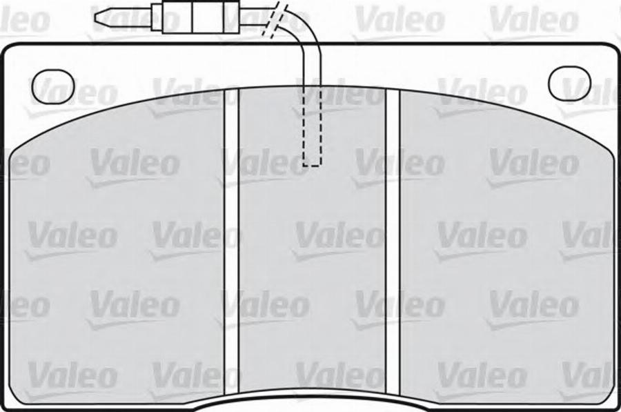 Valeo 540 101 - Bremžu uzliku kompl., Disku bremzes ps1.lv