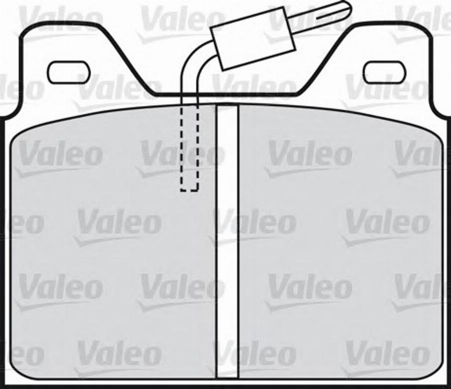 Valeo 540311 - Bremžu uzliku kompl., Disku bremzes ps1.lv