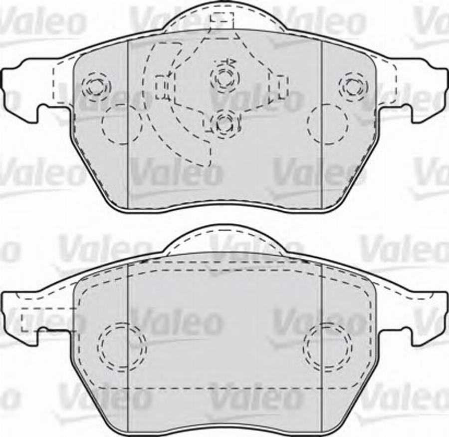 Valeo 540797 - Bremžu uzliku kompl., Disku bremzes ps1.lv