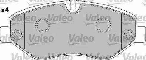 Valeo 541734 - Bremžu uzliku kompl., Disku bremzes ps1.lv