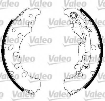 Valeo 554815 - Bremžu loku komplekts ps1.lv