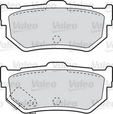 Valeo 551695 - Bremžu uzliku kompl., Disku bremzes ps1.lv