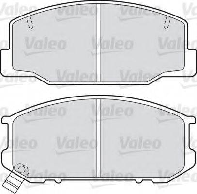 Valeo 551719 - Bremžu uzliku kompl., Disku bremzes ps1.lv