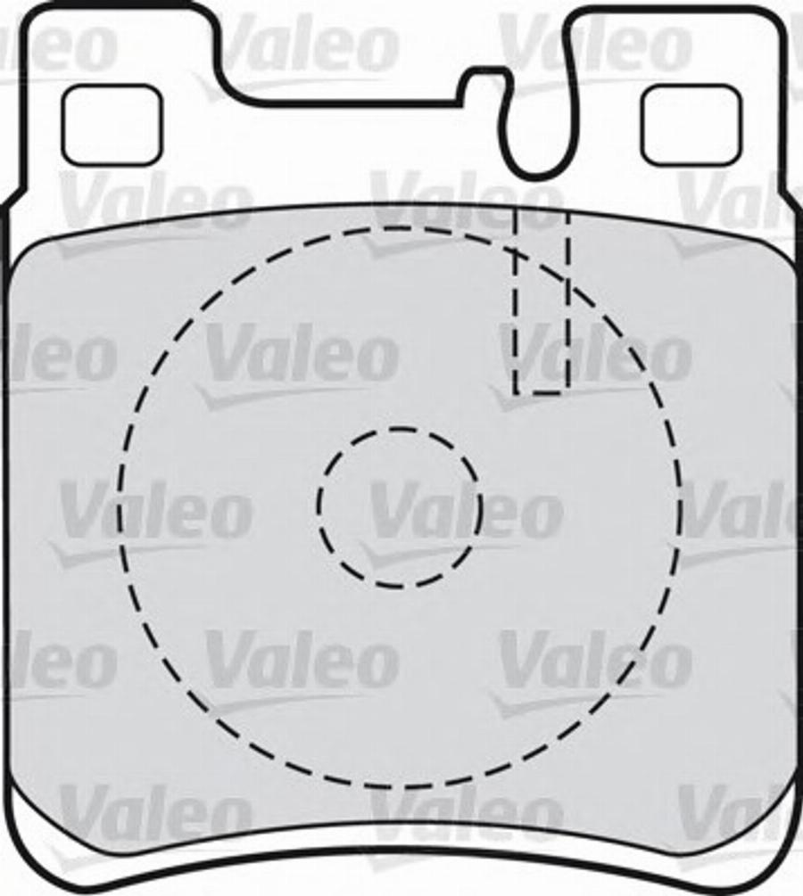 Valeo 551727 - Bremžu uzliku kompl., Disku bremzes ps1.lv