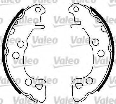 Valeo 553666 - Bremžu loku komplekts ps1.lv