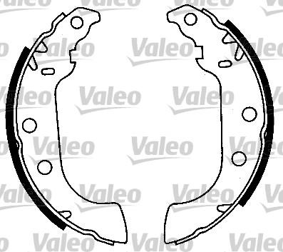 Valeo 553856 - Bremžu loku komplekts ps1.lv