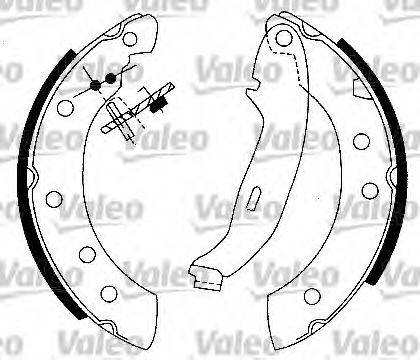 Valeo 553778 - Bremžu loku komplekts ps1.lv