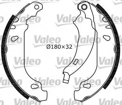 Valeo 554712 - Bremžu loku komplekts ps1.lv