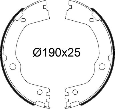 Valeo 564259 - Bremžu loku komplekts ps1.lv