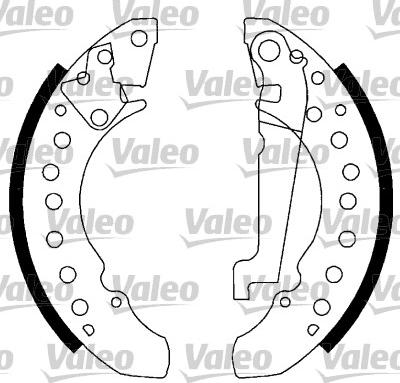 Valeo 562769 - Bremžu loku komplekts ps1.lv