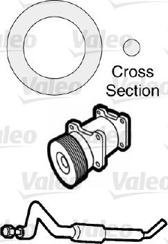 Valeo 509741 - Blīve, Dzesēšanas sķidruma cauruļvads ps1.lv