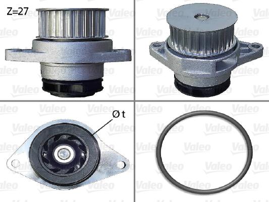 Valeo 506578 - Ūdenssūknis ps1.lv