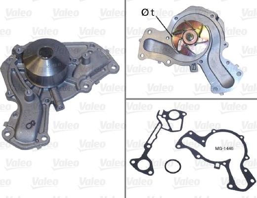 Valeo 506633 - Ūdenssūknis ps1.lv