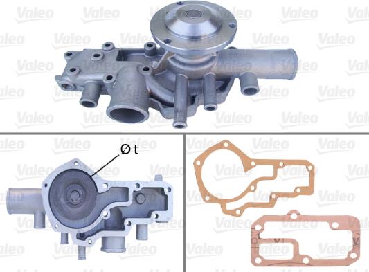 Valeo 506043 - Ūdenssūknis ps1.lv