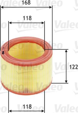 Valeo 585600 - Gaisa filtrs ps1.lv