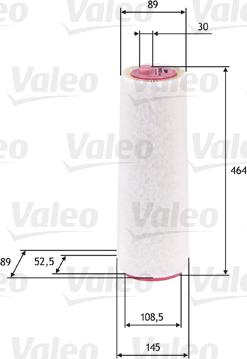 Valeo 585625 - Gaisa filtrs ps1.lv