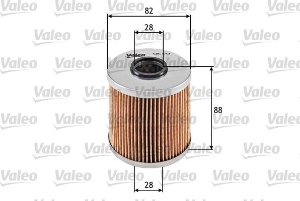 Valeo 586543 - Eļļas filtrs ps1.lv