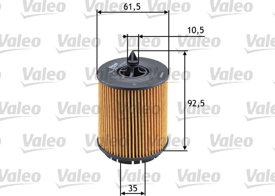 Valeo 586563 - Eļļas filtrs ps1.lv