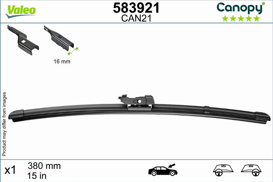 Valeo 583921 - Stikla tīrītāja slotiņa ps1.lv