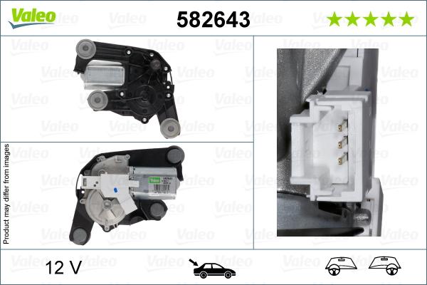 Valeo 582643 - Stikla tīrītāju motors ps1.lv