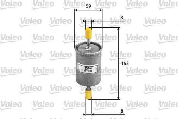 Valeo 587046 - Eļļas filtrs ps1.lv