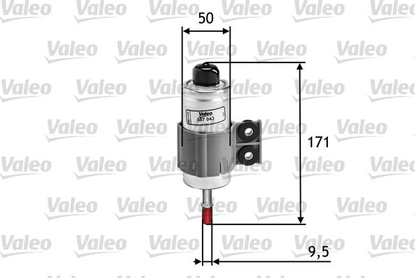 Valeo 587043 - Eļļas filtrs ps1.lv