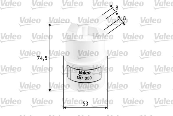 Valeo 587050 - Eļļas filtrs ps1.lv