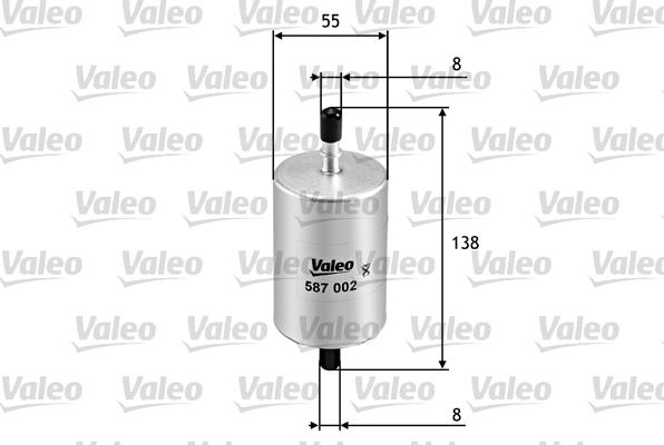 Valeo 587002 - Eļļas filtrs ps1.lv