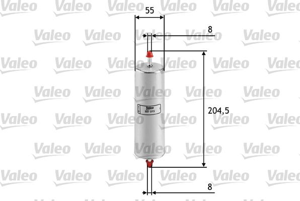 Valeo 587015 - Degvielas filtrs ps1.lv