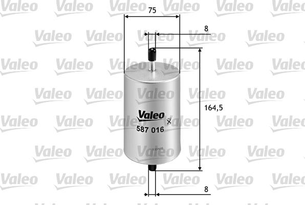 Valeo 587016 - Eļļas filtrs ps1.lv