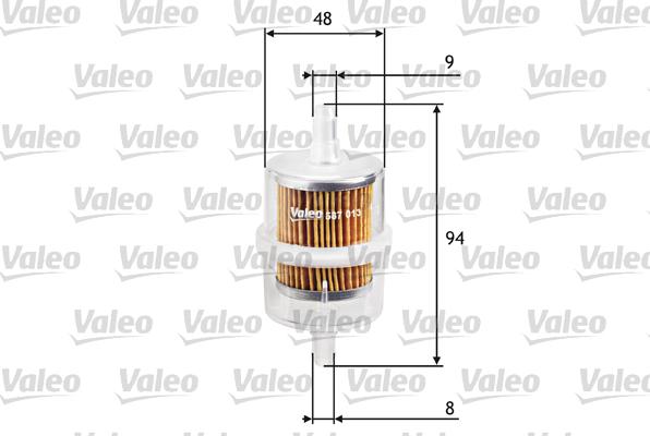 Valeo 587013 - Eļļas filtrs ps1.lv